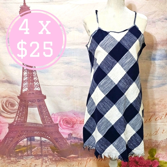 Universal Thread Navy and White Dress Sz XL - Picture 1 of 9